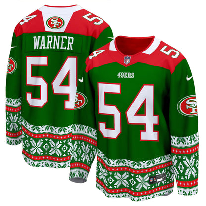 49ers 2024 Christmas Premier Breakaway Jersey - All Printed