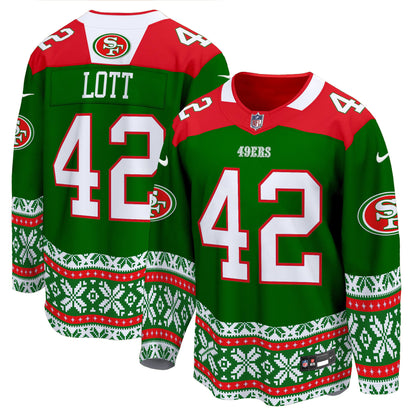 49ers 2024 Christmas Premier Breakaway Jersey - All Printed