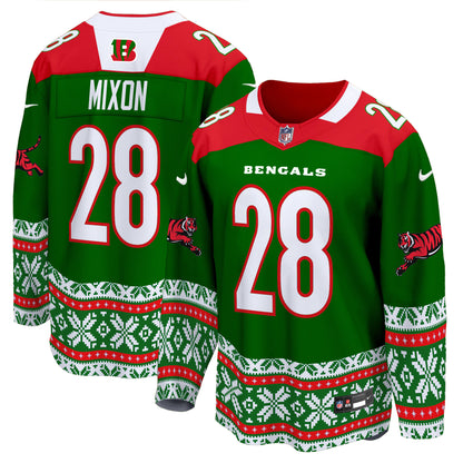 Cincinnati Bengals 2024 Christmas Premier Breakaway Jersey - All Printed