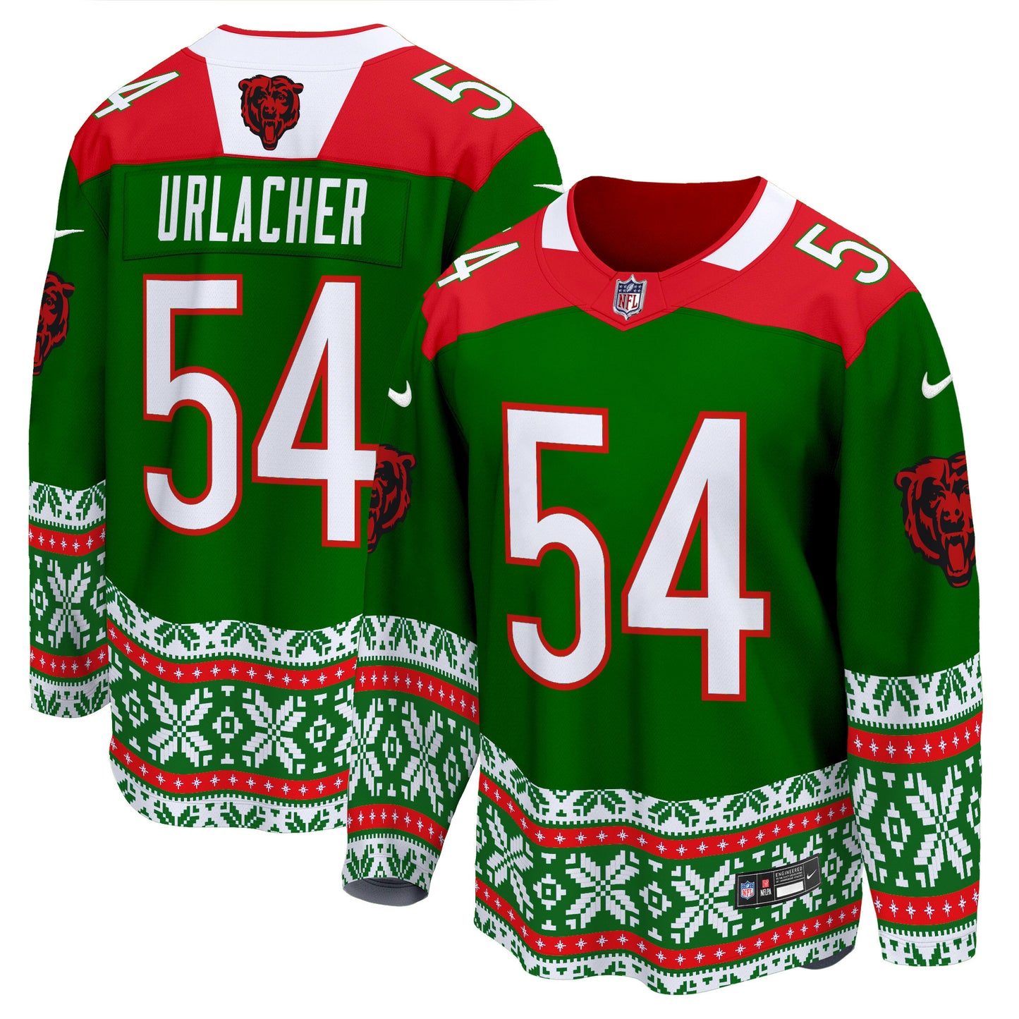 Bears 2024 Christmas Premier Breakaway Jersey - All Printed