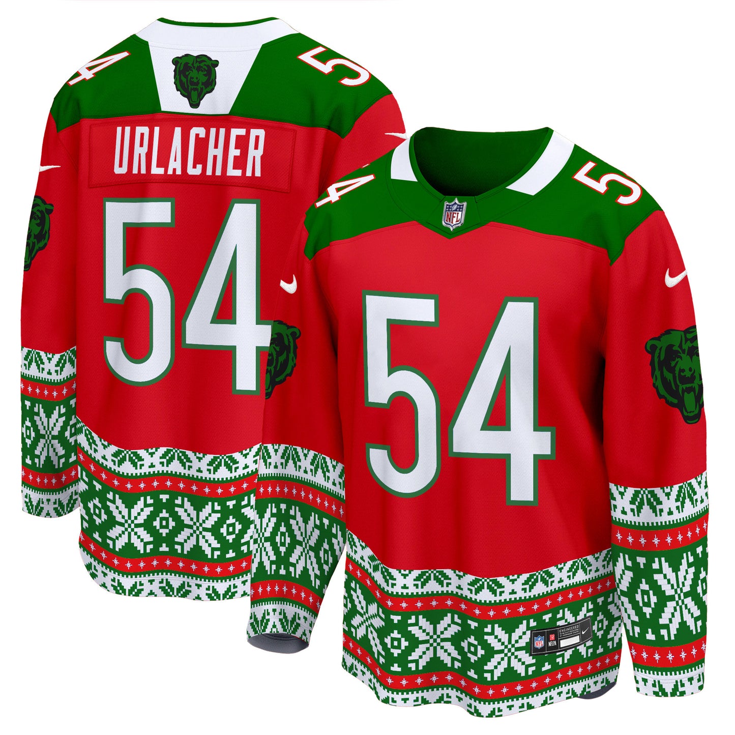 Bears 2024 Christmas Premier Breakaway Jersey - All Printed