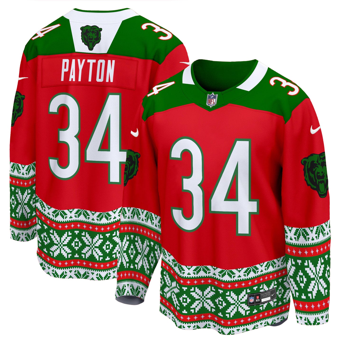 Bears 2024 Christmas Premier Breakaway Jersey - All Printed