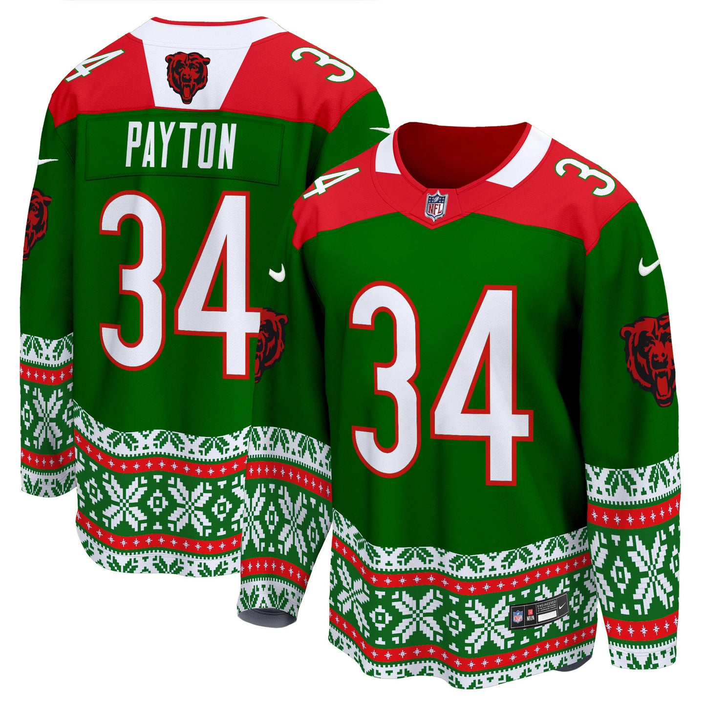 Bears 2024 Christmas Premier Breakaway Jersey - All Printed