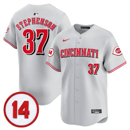 Cincinnati Reds Pete Rose Patch Vapor Premier Limited Jersey - All Stitched