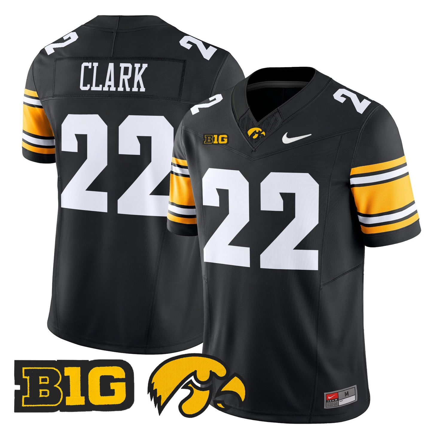 Iowa Hawkeyes 2024 Vapor Limited Jersey - All Stitched