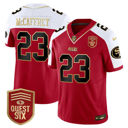 49ers Quest For Six Patch Vapor Limited Jersey - All Stitched