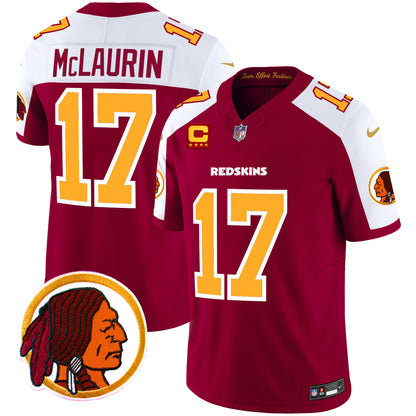 Washington Redskins Throwback Vapor Limited Jersey V2 - All Stitched