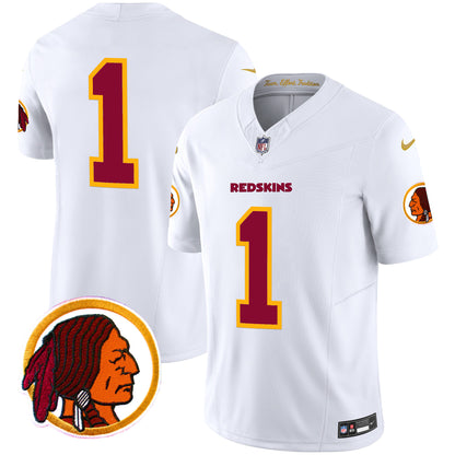 Washington Redskins Throwback Vapor Limited Jersey V2 - All Stitched