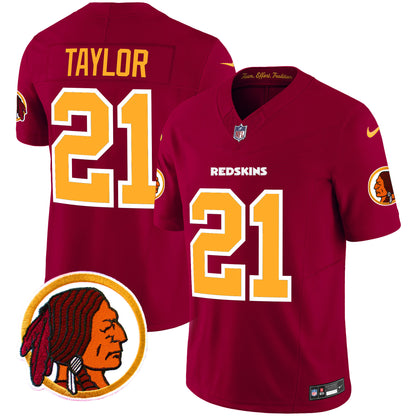 Washington Redskins Throwback Vapor Limited Jersey V2 - All Stitched