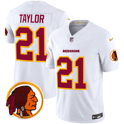 Washington Redskins Throwback Vapor Limited Jersey V2 - All Stitched