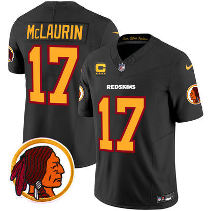 Washington Redskins Throwback Vapor Limited Jersey V2 - All Stitched