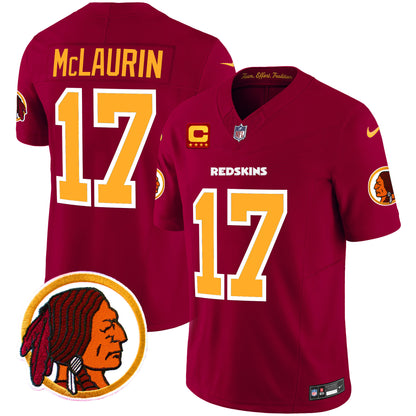 Washington Redskins Throwback Vapor Limited Jersey V2 - All Stitched