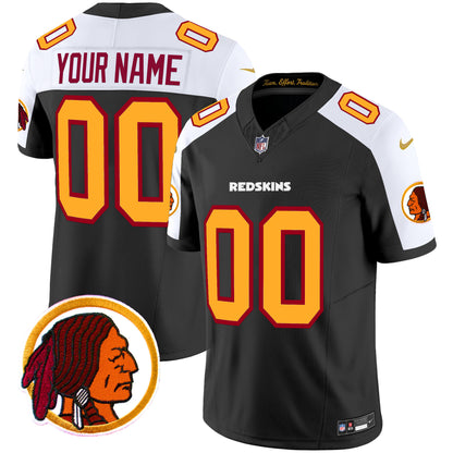 Washington Redskins Throwback Vapor Limited Custom Jersey V2 - All Stitched