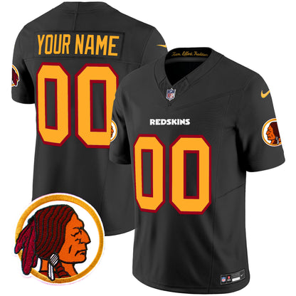 Washington Redskins Throwback Vapor Limited Custom Jersey V2 - All Stitched