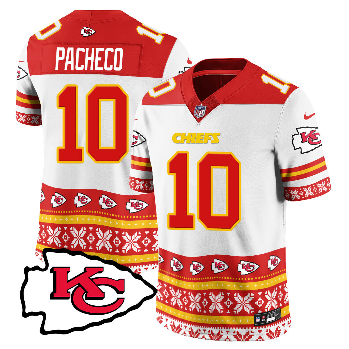 Chiefs 2024 Christmas Vapor Limited Jersey - Printed 410VTTLJS002