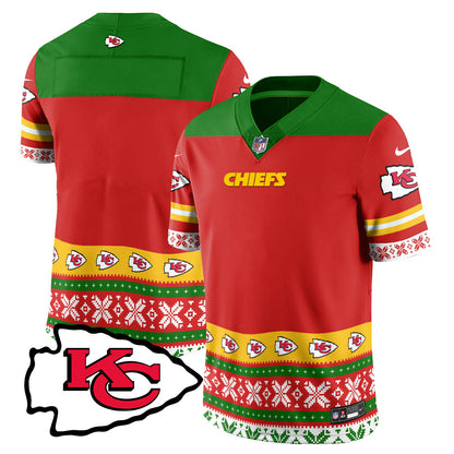 Chiefs 2024 Christmas Vapor Limited Jersey - Printed 410VTTLJS002