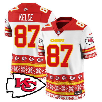 Chiefs 2024 Christmas Vapor Limited Jersey - Printed 410VTTLJS002