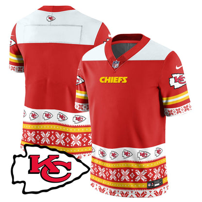 Chiefs 2024 Christmas Vapor Limited Jersey - Printed 410VTTLJS002