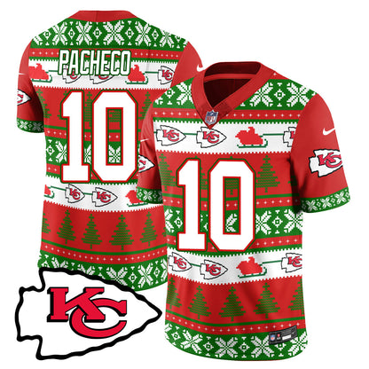 Chiefs 2024 Christmas Vapor Limited Jersey N1 - Printed 410VTTLJS002