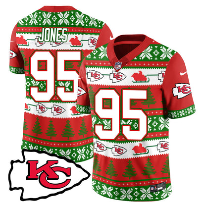 Chiefs 2024 Christmas Vapor Limited Jersey N1 - Printed 410VTTLJS002