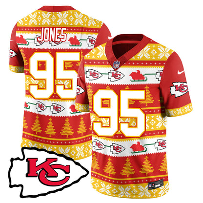 Chiefs 2024 Christmas Vapor Limited Jersey N1 - Printed 410VTTLJS002