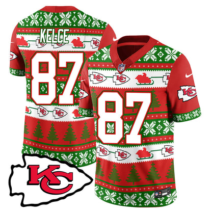 Chiefs 2024 Christmas Vapor Limited Jersey N1 - Printed 410VTTLJS002