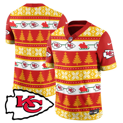 Chiefs 2024 Christmas Vapor Limited Jersey N1 - Printed 410VTTLJS002