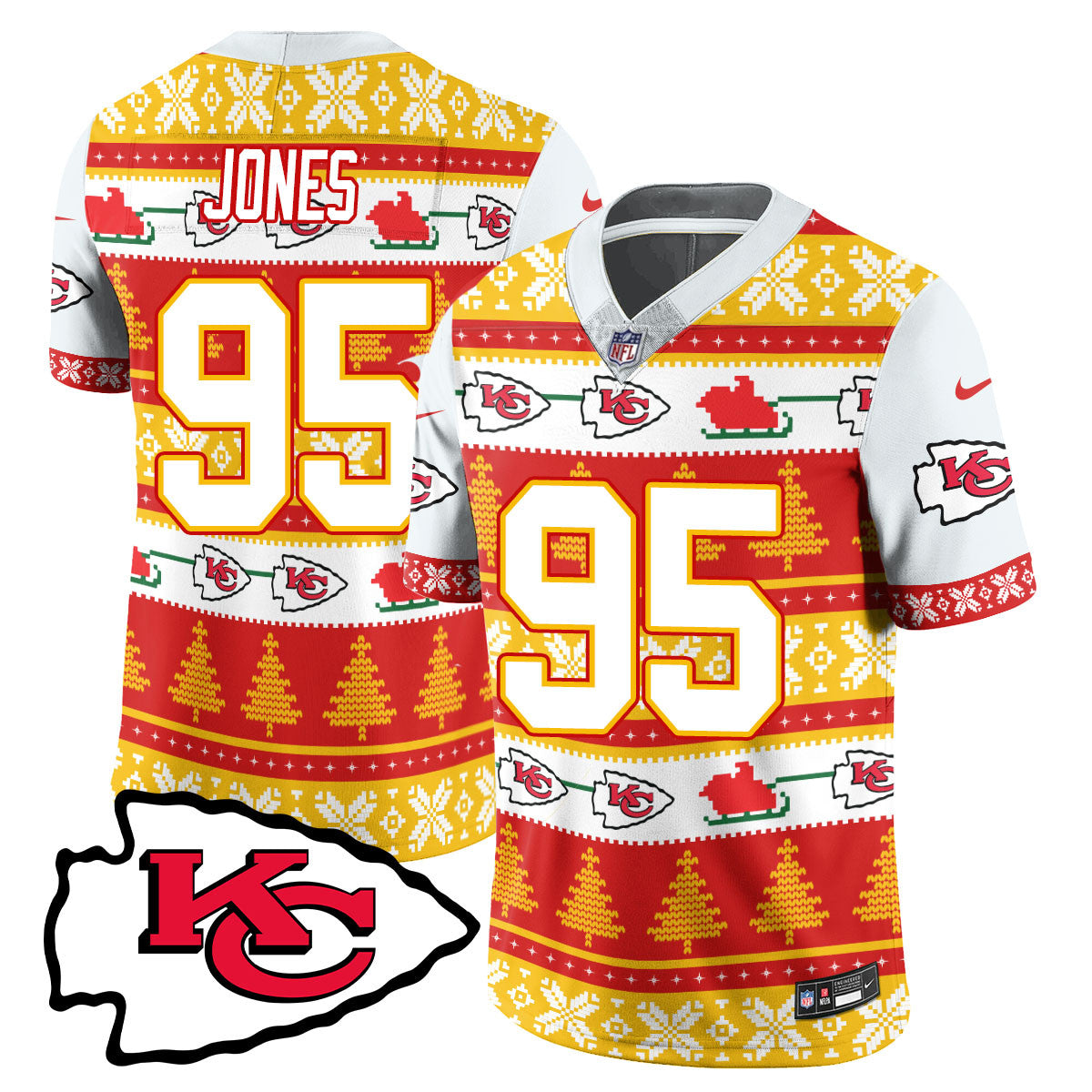 Chiefs 2024 Christmas Vapor Limited Jersey N1 - Printed 410VTTLJS002