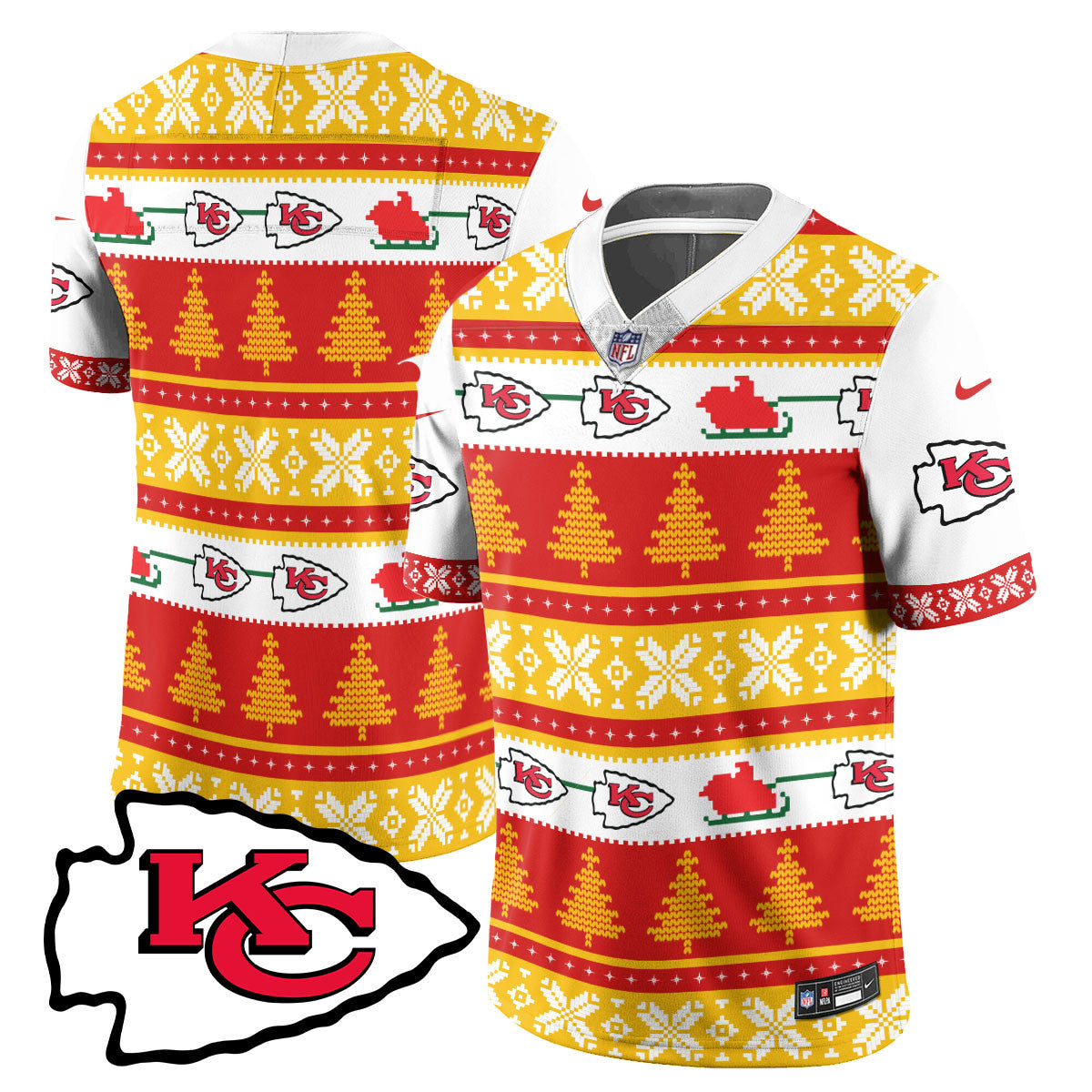 Chiefs 2024 Christmas Vapor Limited Jersey N1 - Printed 410VTTLJS002