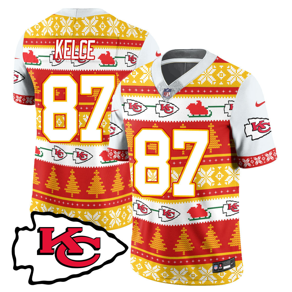 Chiefs 2024 Christmas Vapor Limited Jersey N1 - Printed 410VTTLJS002