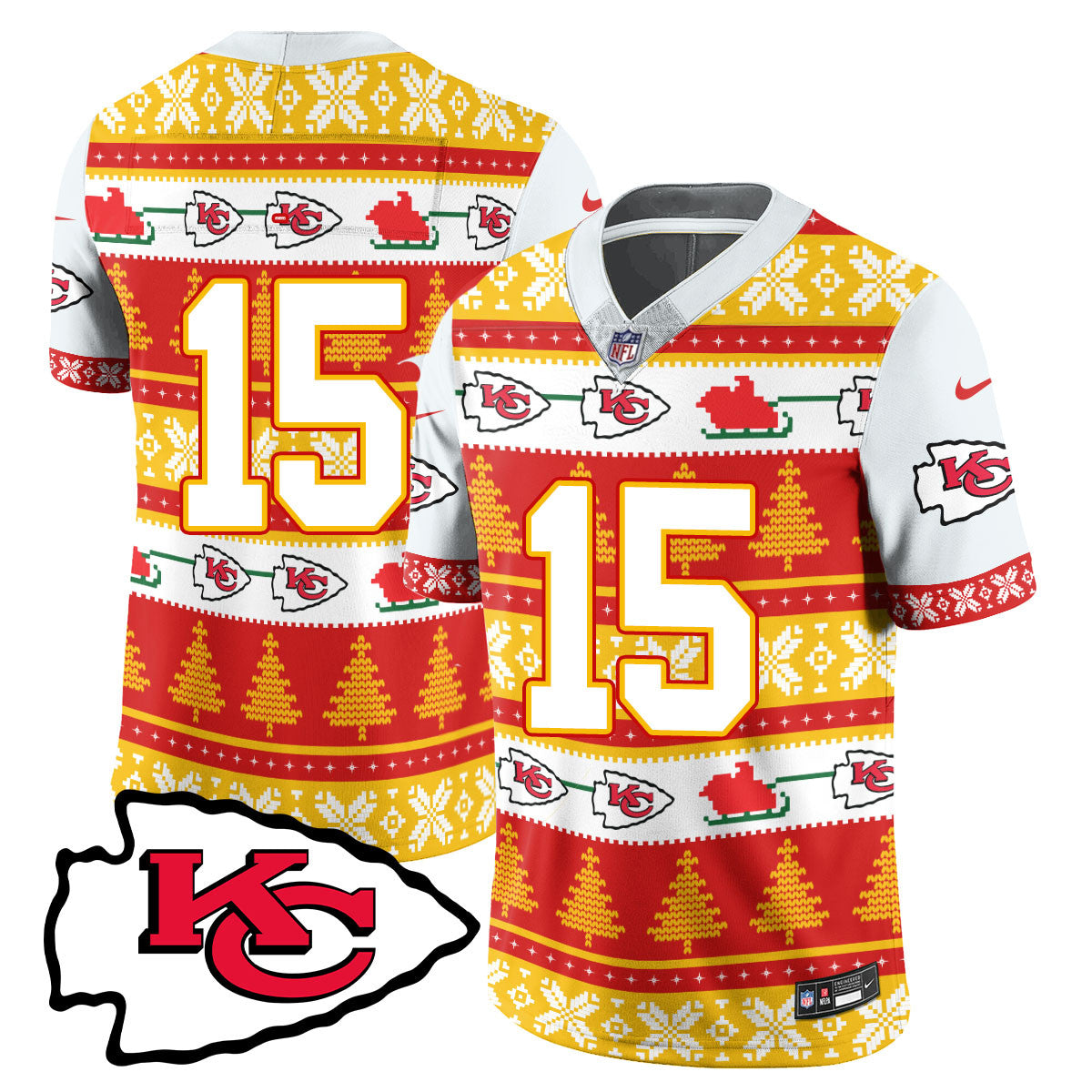 Chiefs 2024 Christmas Vapor Limited Jersey N1 - Printed 410VTTLJS002