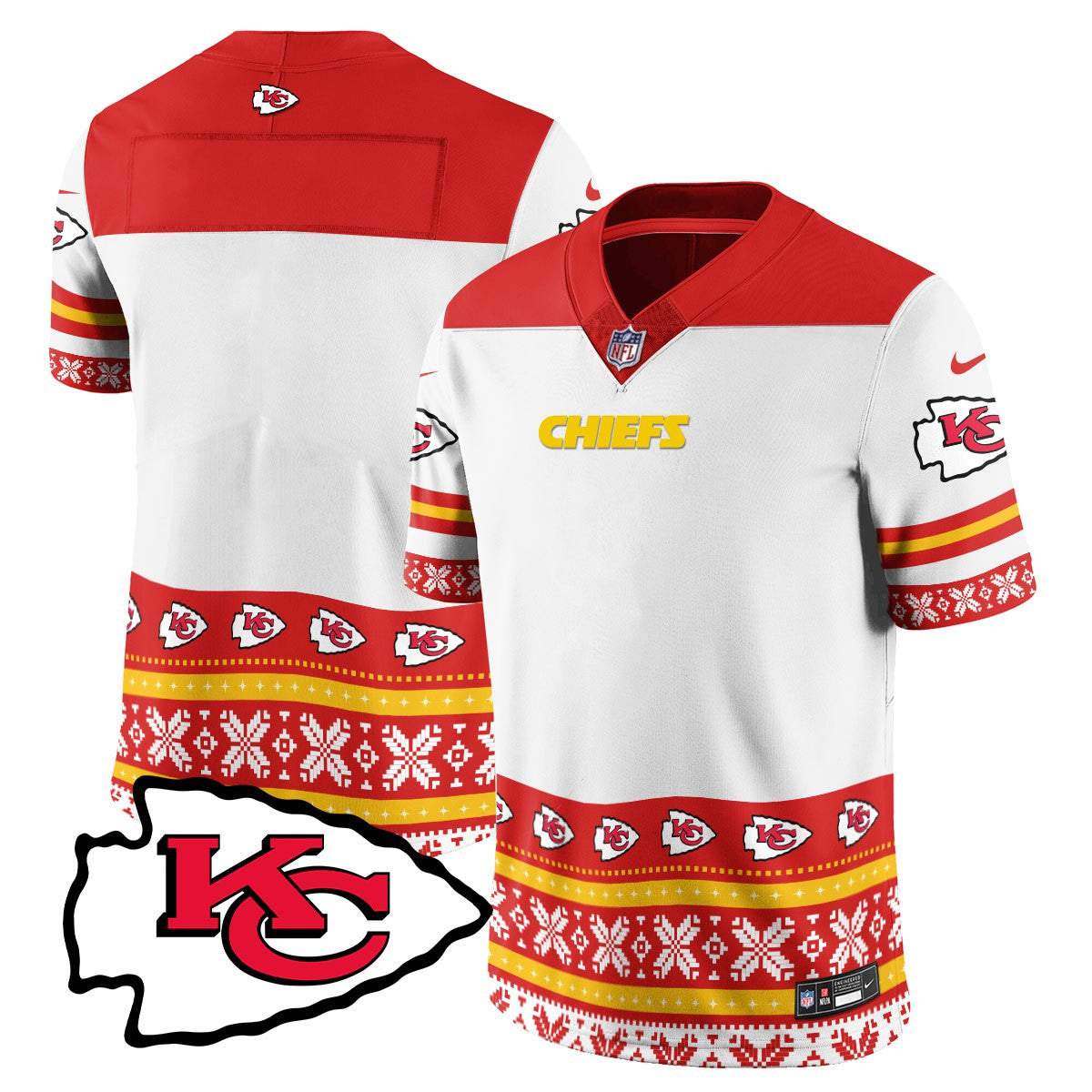 Chiefs 2024 Christmas Vapor Limited Jersey - Printed 410VTTLJS002