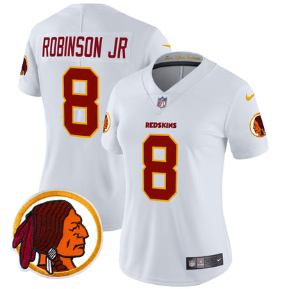 Women's Washington Redskins Throwback Vapor Limited Jersey V2 - All Stitched