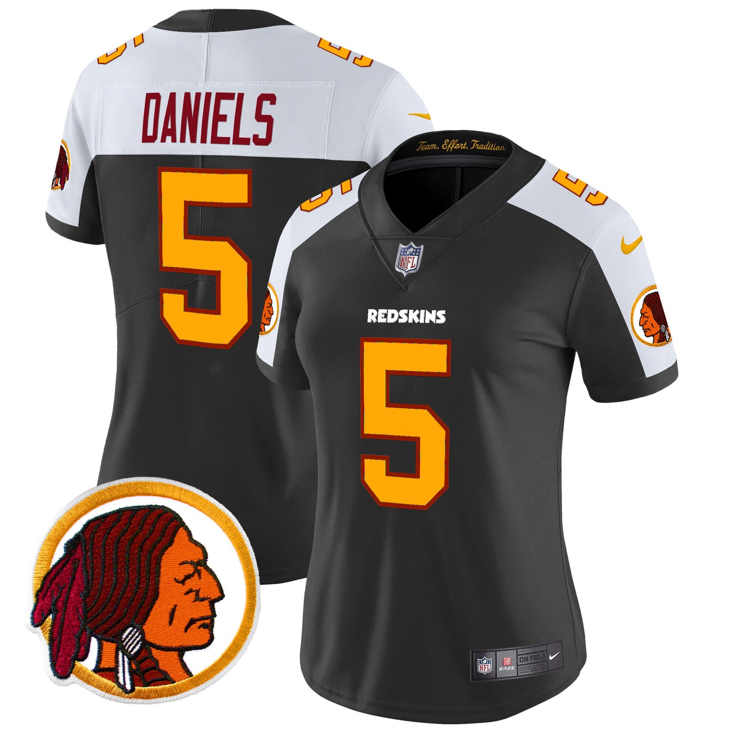 Women's Washington Redskins Throwback Vapor Limited Jersey V2 - All Stitched