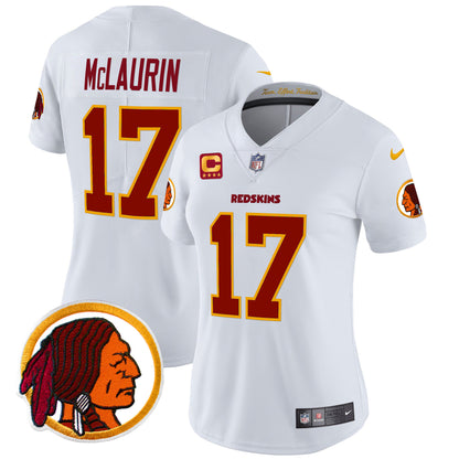 Women's Washington Redskins Throwback Vapor Limited Jersey V2 - All Stitched