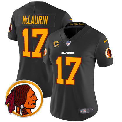 Women's Washington Redskins Throwback Vapor Limited Jersey V2 - All Stitched