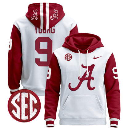 Alabama Crimson Tide 2024 Pullover Hoodie V2 - All Stitched