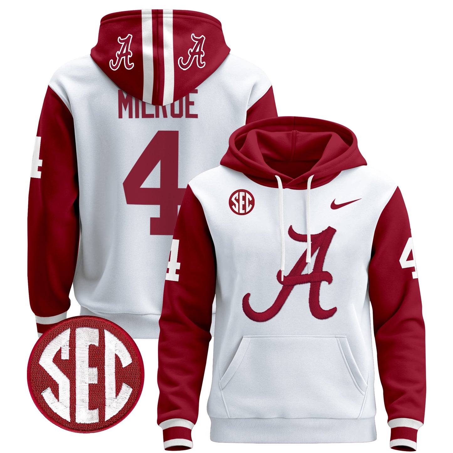 Alabama Crimson Tide 2024 Pullover Hoodie V2 - All Stitched