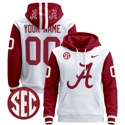 Alabama Crimson Tide 2024 Custom Pullover Hoodie V2 - All Stitched