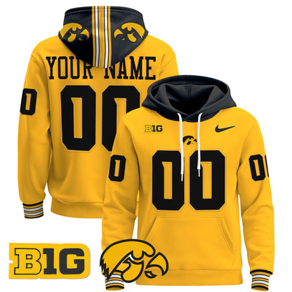 Iowa Hawkeyes 2024 Custom Pullover Hoodie