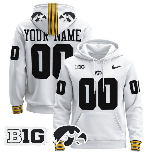 Iowa Hawkeyes 2024 Custom Pullover Hoodie