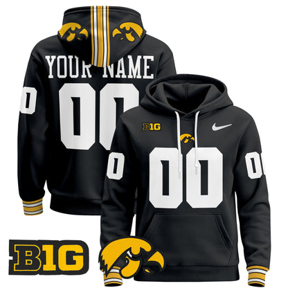 Iowa Hawkeyes 2024 Custom Pullover Hoodie