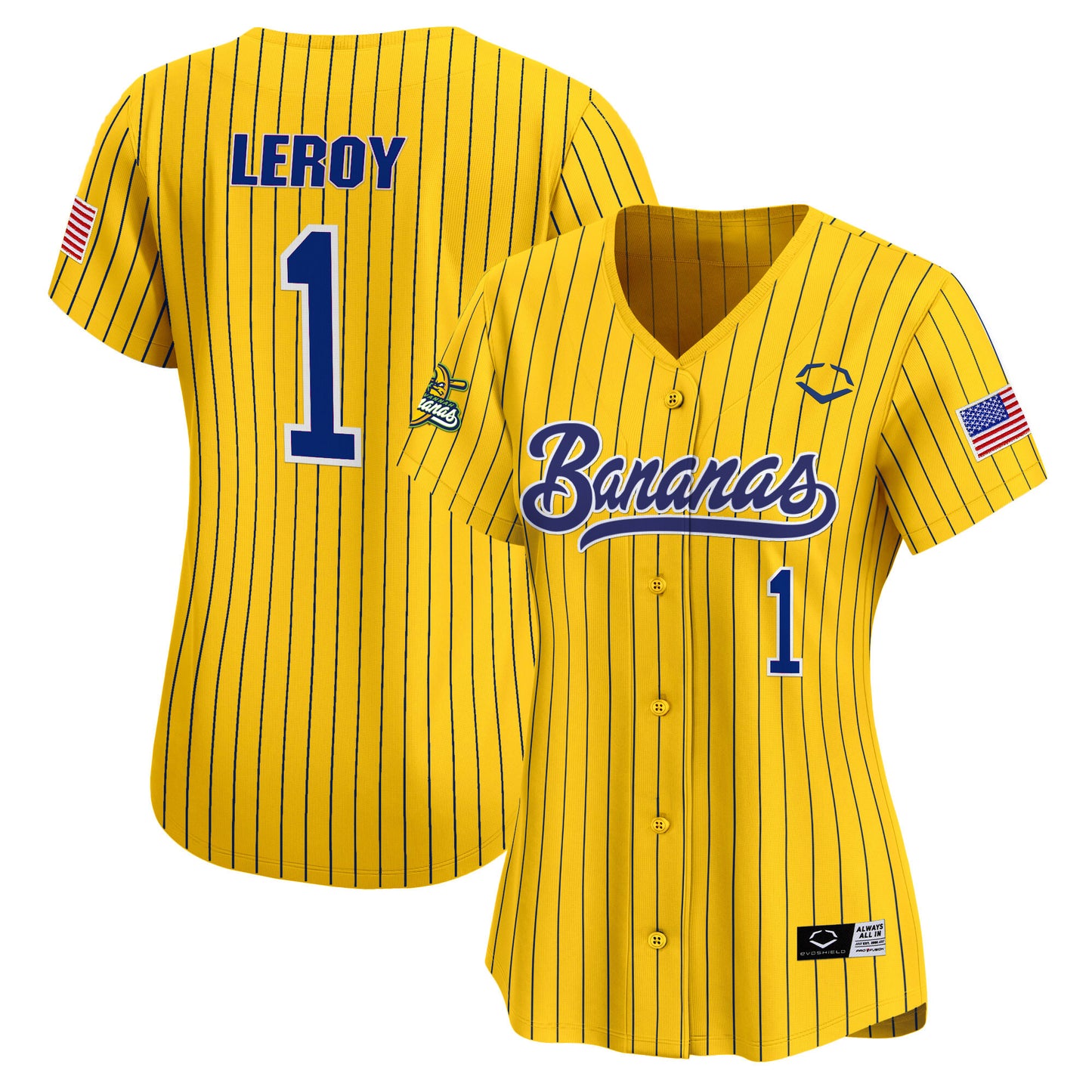 WoSavannah Bananas Vapor Premier Limited Jersey - All stitched