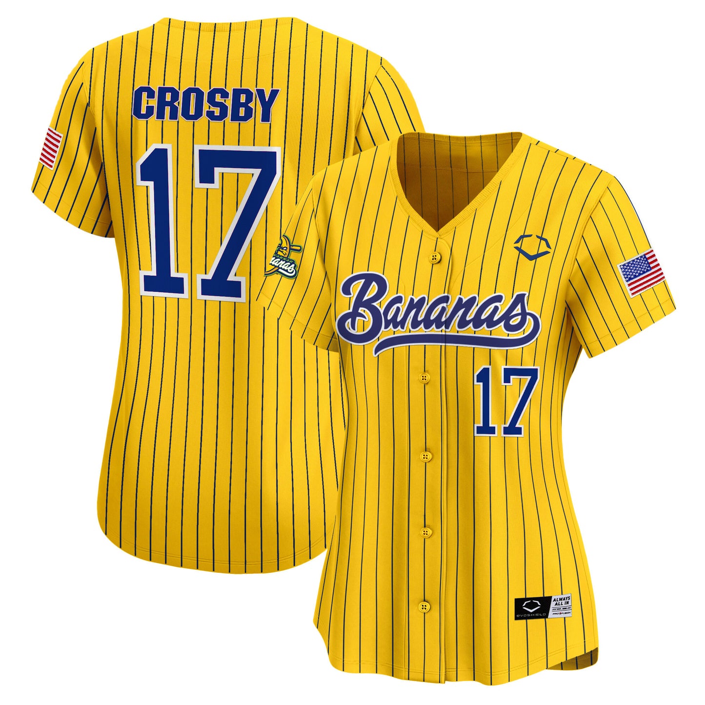 WoSavannah Bananas Vapor Premier Limited Jersey - All stitched