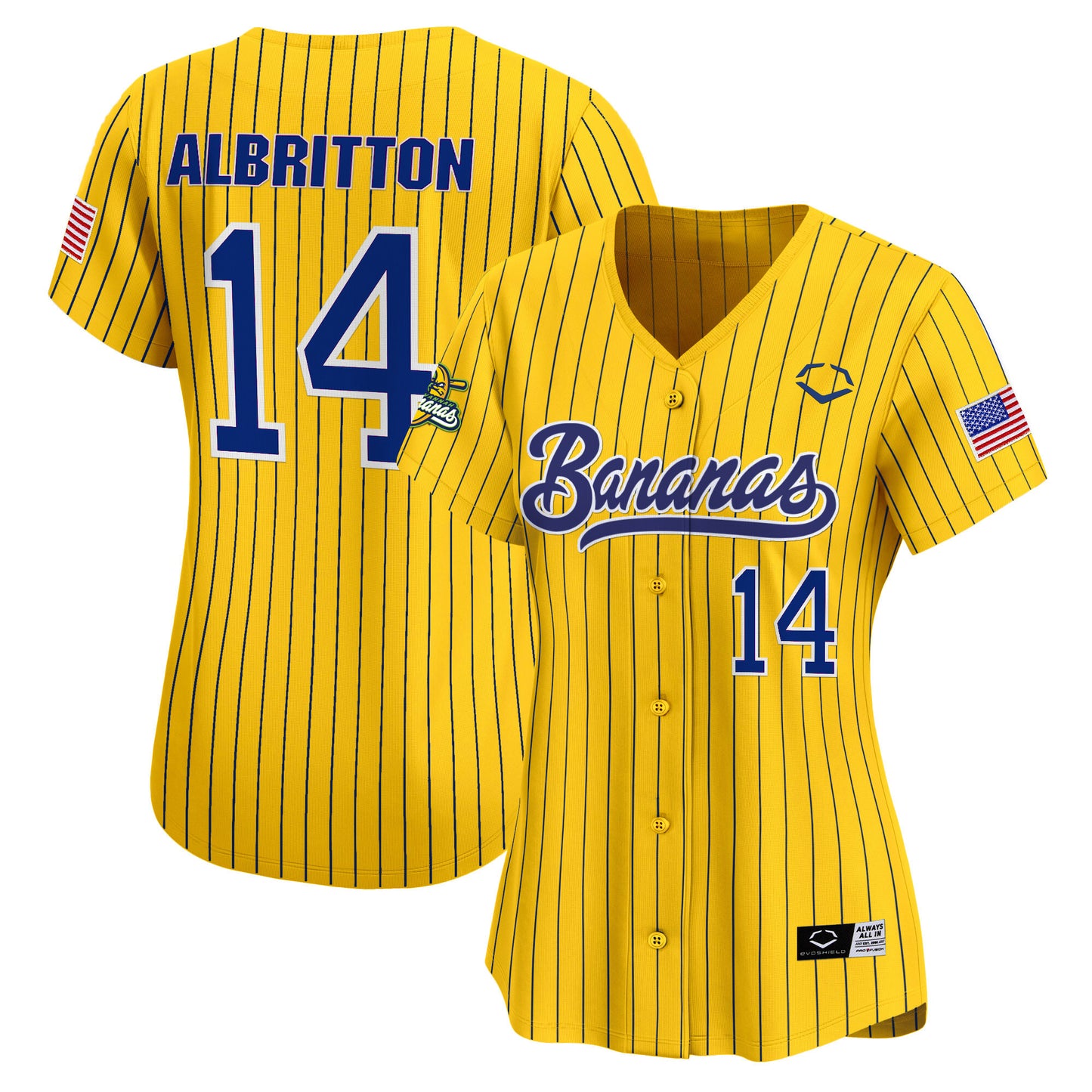 WoSavannah Bananas Vapor Premier Limited Jersey - All stitched