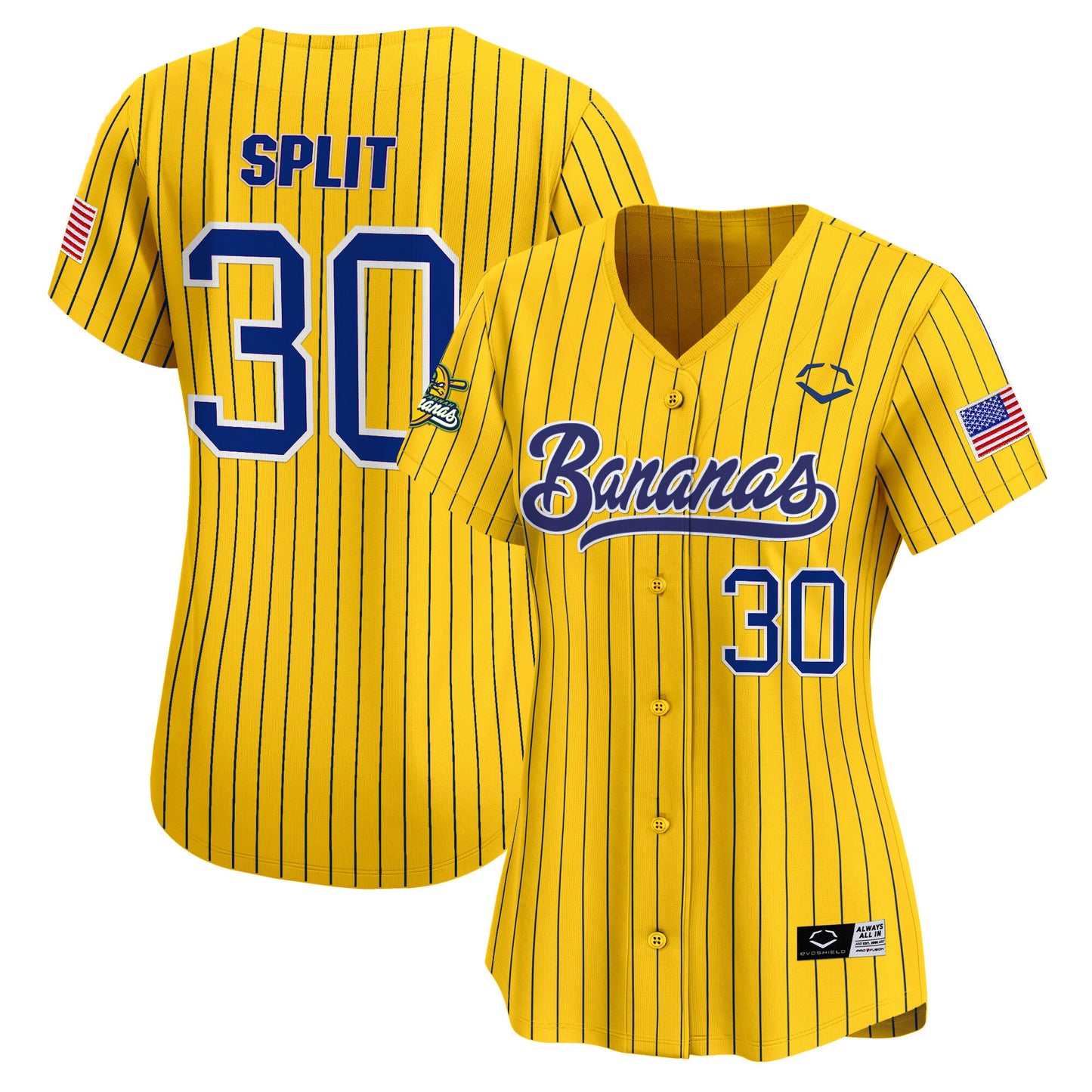 WoSavannah Bananas Vapor Premier Limited Jersey - All stitched