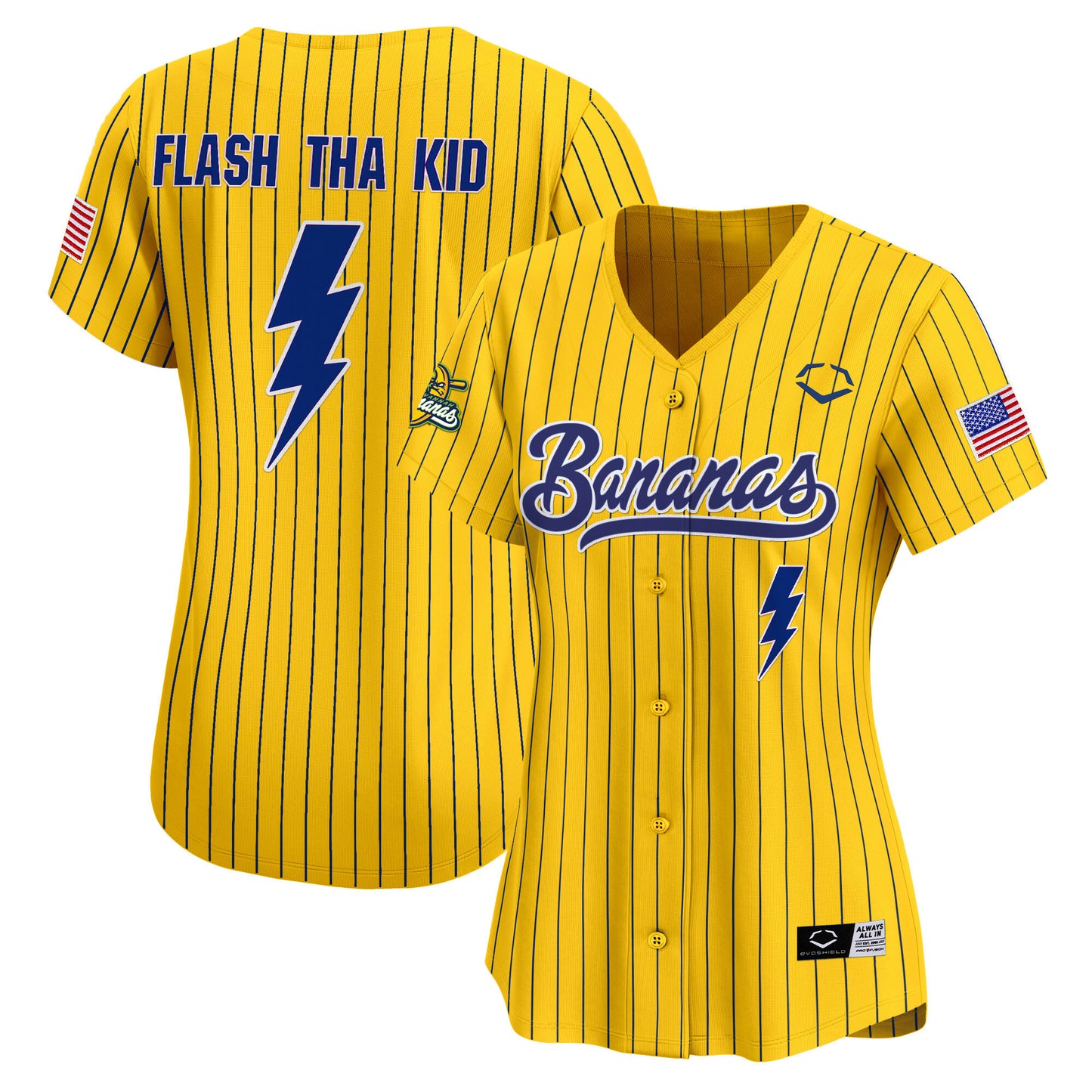 WoSavannah Bananas Vapor Premier Limited Jersey - All stitched