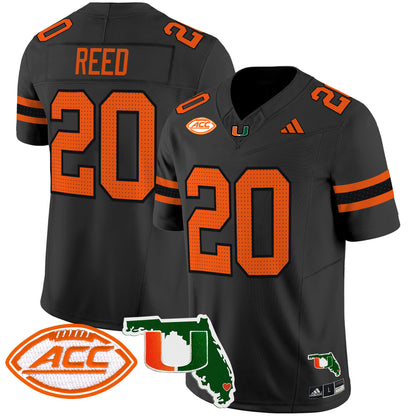 Miami Hurricanes 2024 Florida Patch Vapor Limited Jersey - All Stitched