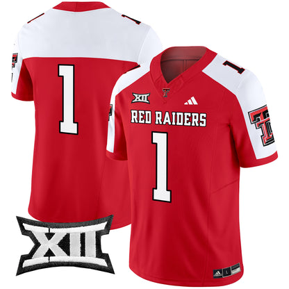 Texas Tech Red Raiders 2024 Vapor Limited Jersey - All Stitched