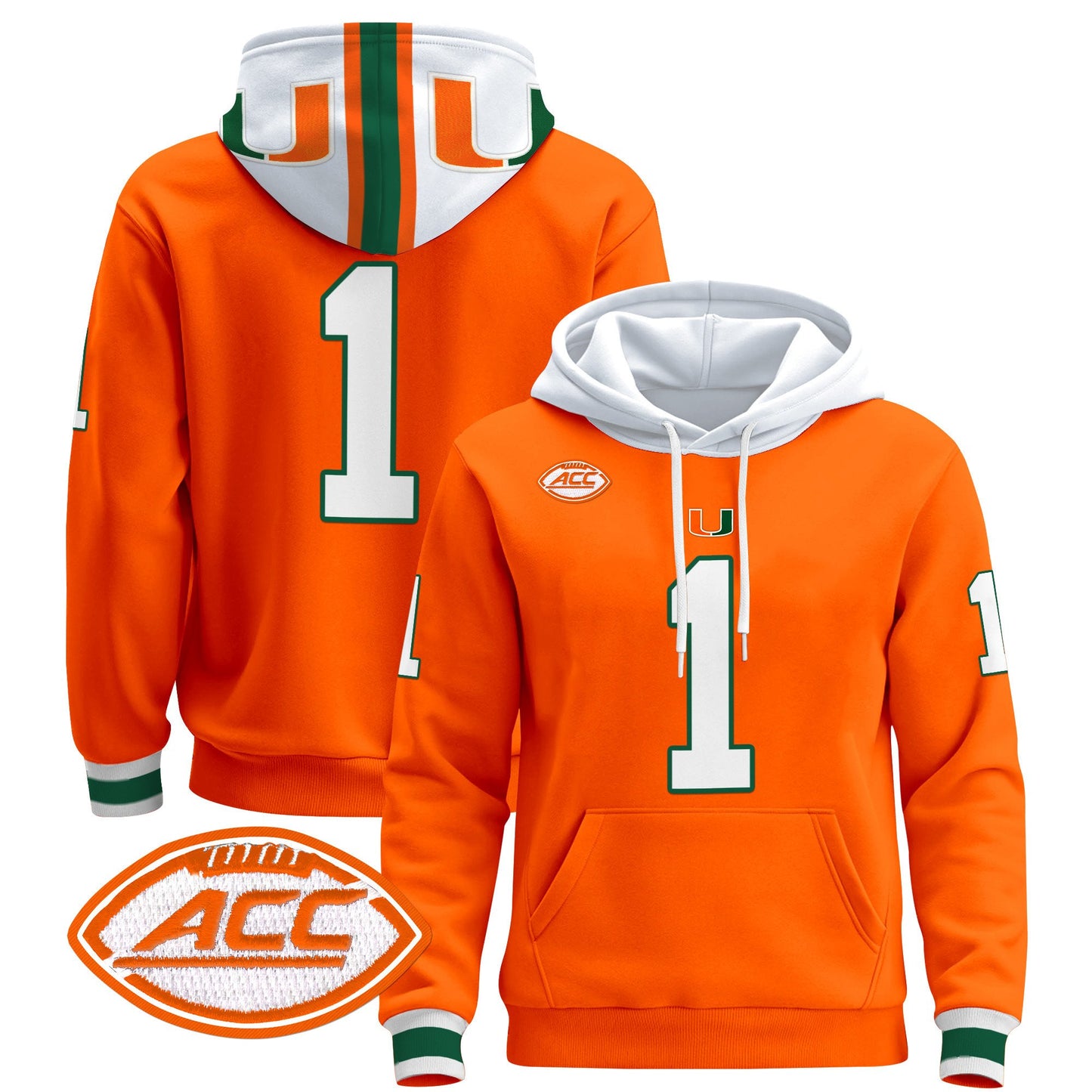 Miami Hurricanes 2024 Pullover Hoodie